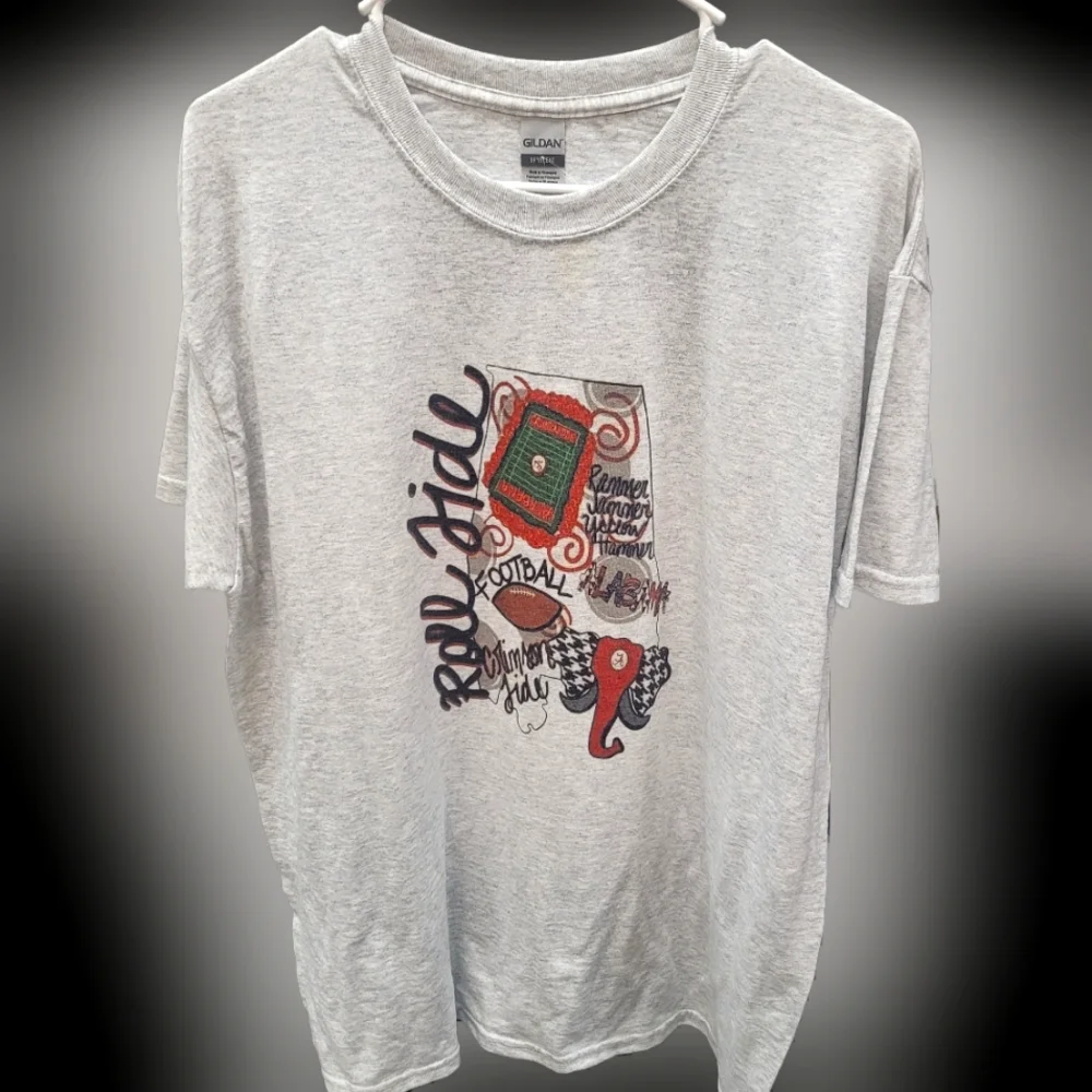 Gray Roll Tide Unisex Tshirt - Picture 1 of 2